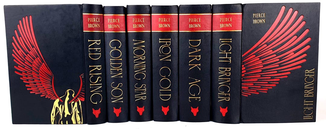 Red Rising Book Box Set Red Rising Leatherbound Set: Limited Edition, Signed & Numbered - Etsy
