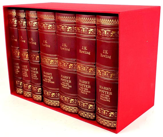 Rowling- Harry Potter 7 Book Boxed, Complete Set, Leather