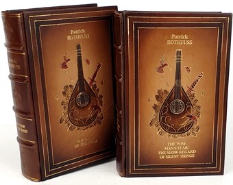 Kingkiller Chronicle Leatherbound Set – Limited Edition, Rothfuss Trilogy