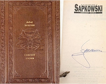 Andrzej Sapkowski – The Witcher. Baptism of Fire. 1st Edition. Author’s Autograph