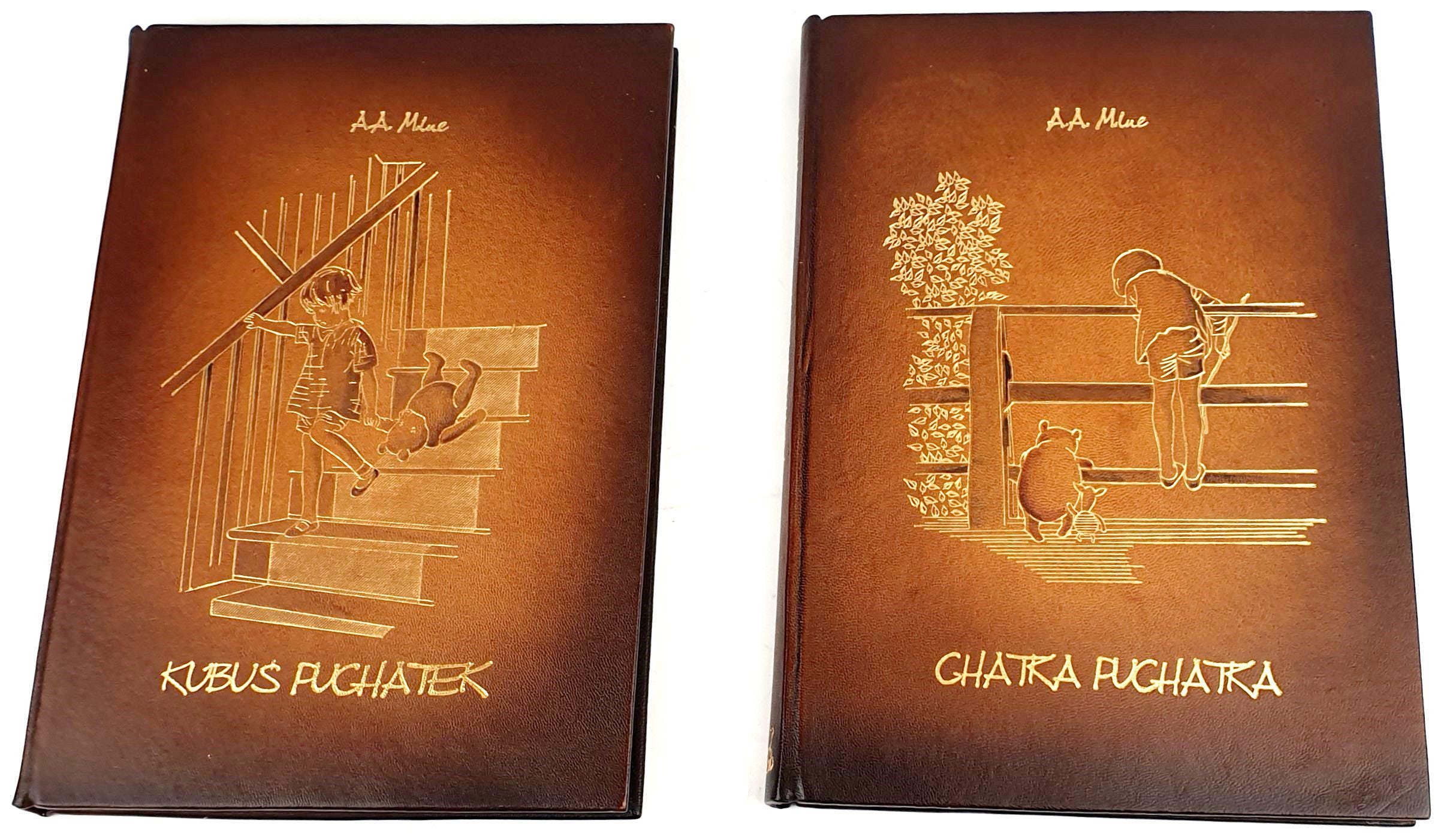 Winnie the Pooh 1955 Book Set: Leather Bound Milne Illustrations - Etsy