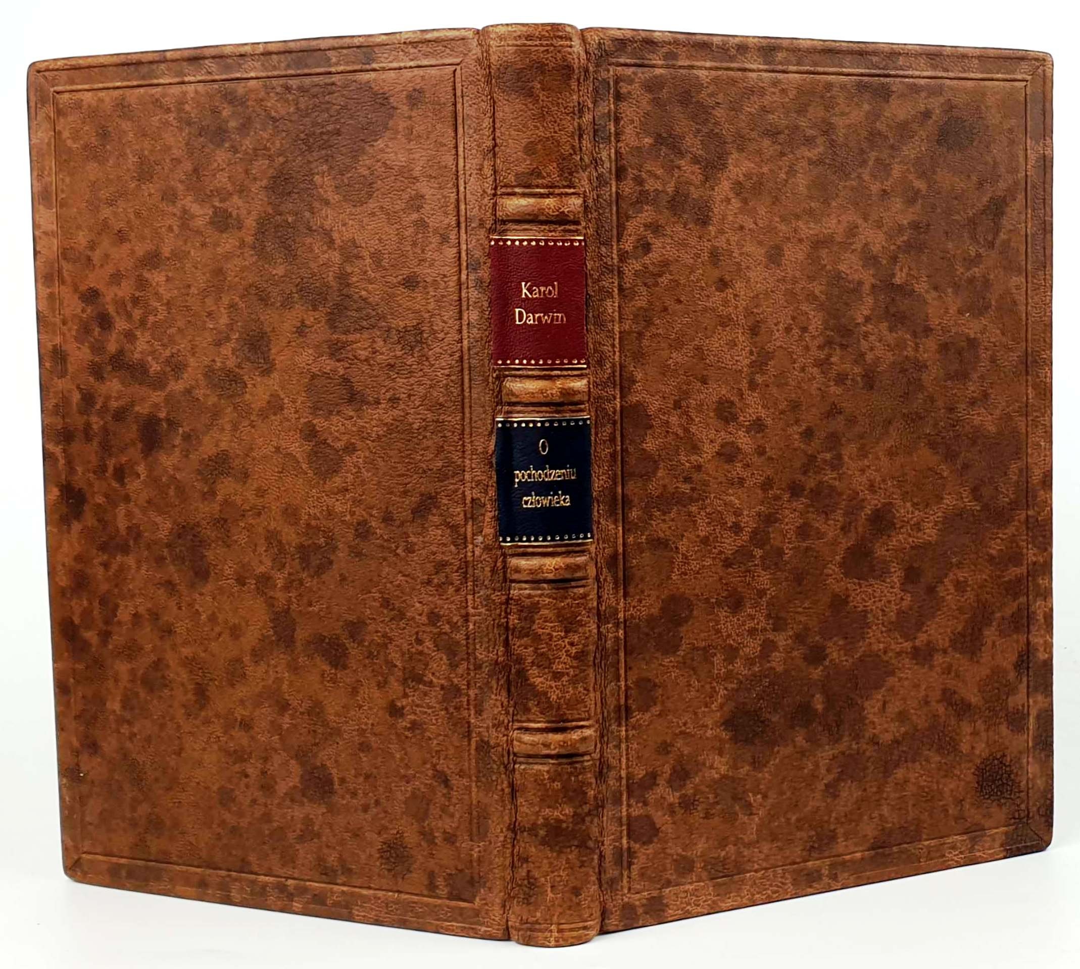 Charles Darwin - L'origine dell'uomo 1875 Seconda edizione polacca
