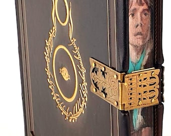 J..R.R. Tolkien - The Hobbit  Illustrated Edition, Premium Leather Binding, Metalwork, Fore Edge Painting, limited edition, copy Number 1