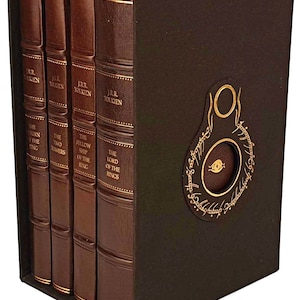 Tolkien - Trylogia Władca Pierścieni w ekskluzywnej oprawie skórzanej