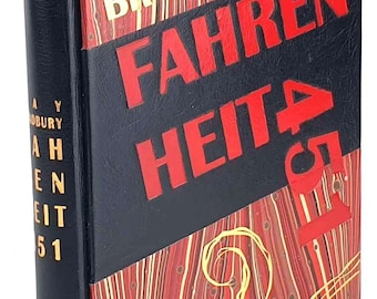 Fahrenheit 451 – 1953 True 1st Edition, Luxury Leather Rebound
