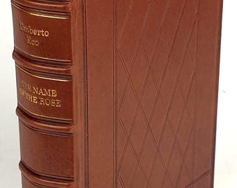 The Name of the Rose – Umberto Eco, 1st Edition Leather Bound