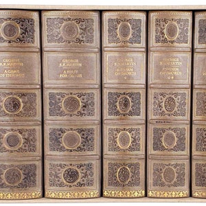 George R.r. Martin - Gra o Tron The Complete Box Set, Oprawa skórzana