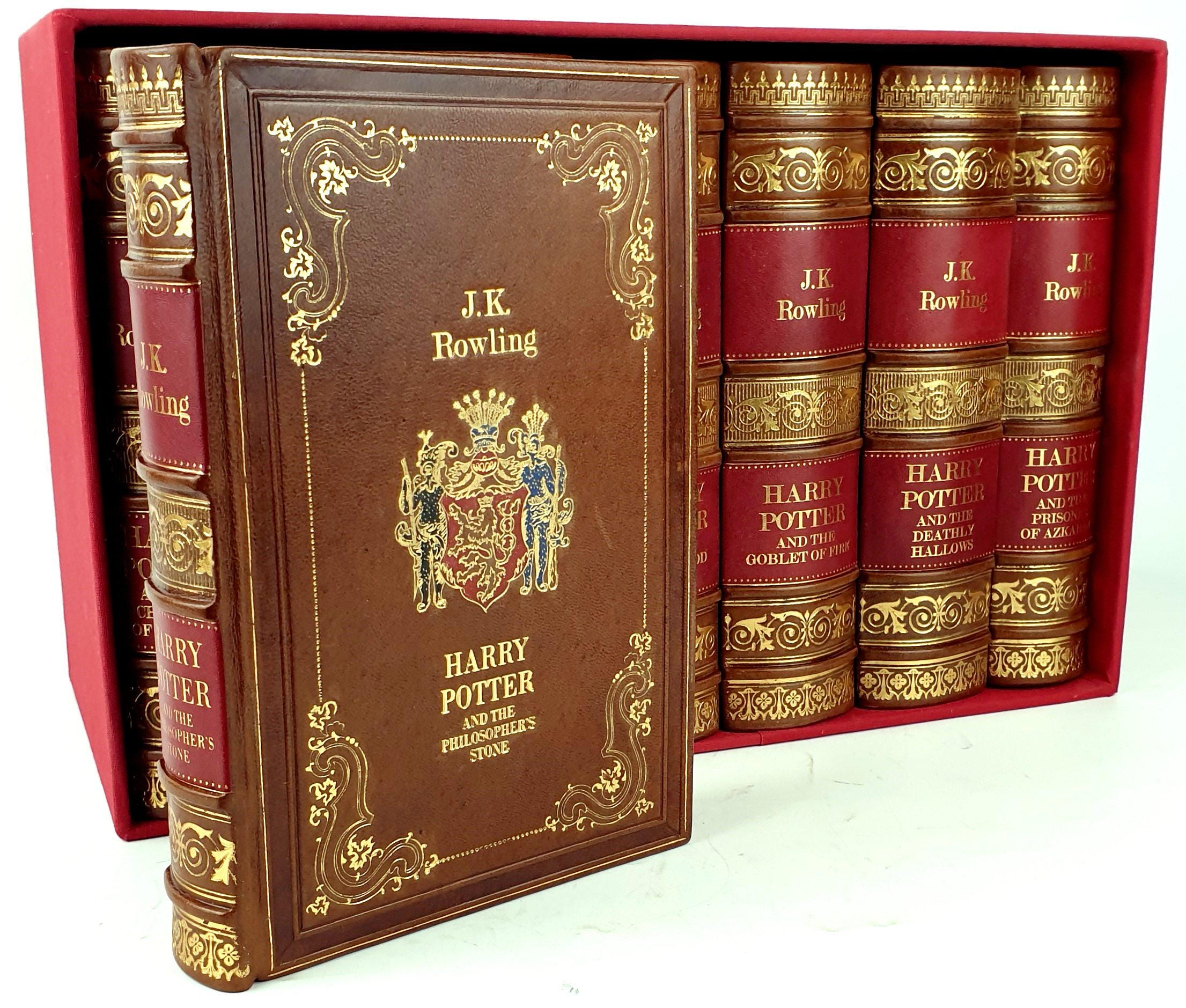 Rowling- Harry Potter 7 Book Boxed, Complete Set, Leather