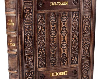 J.R.R. Tolkien - Le Hobbit. Reliure cuir exclusive, édition limitée