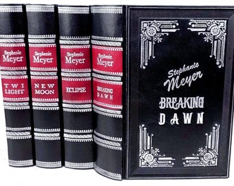 Stephenie Meyer - The Twilight Saga 4-Book Collection Set In Exclusive Leather Binding, Limited Edition