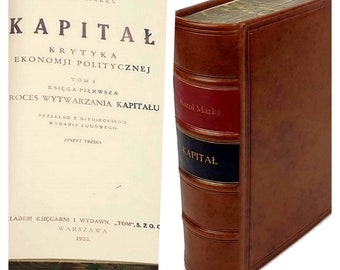 Marks/ Karl Marx - Kapital. Das Kapital. Capital. Varsovie 1926- [1933]