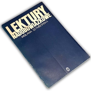Wisława Szymborska - Lektury Nadobowiązkowe. Niewymagana lektura. Część 2 Odręczna dedykacja autora