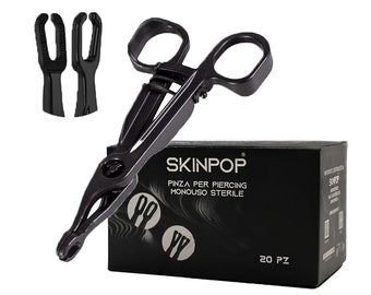 Skinpop Pinze sterili monouso per piercing