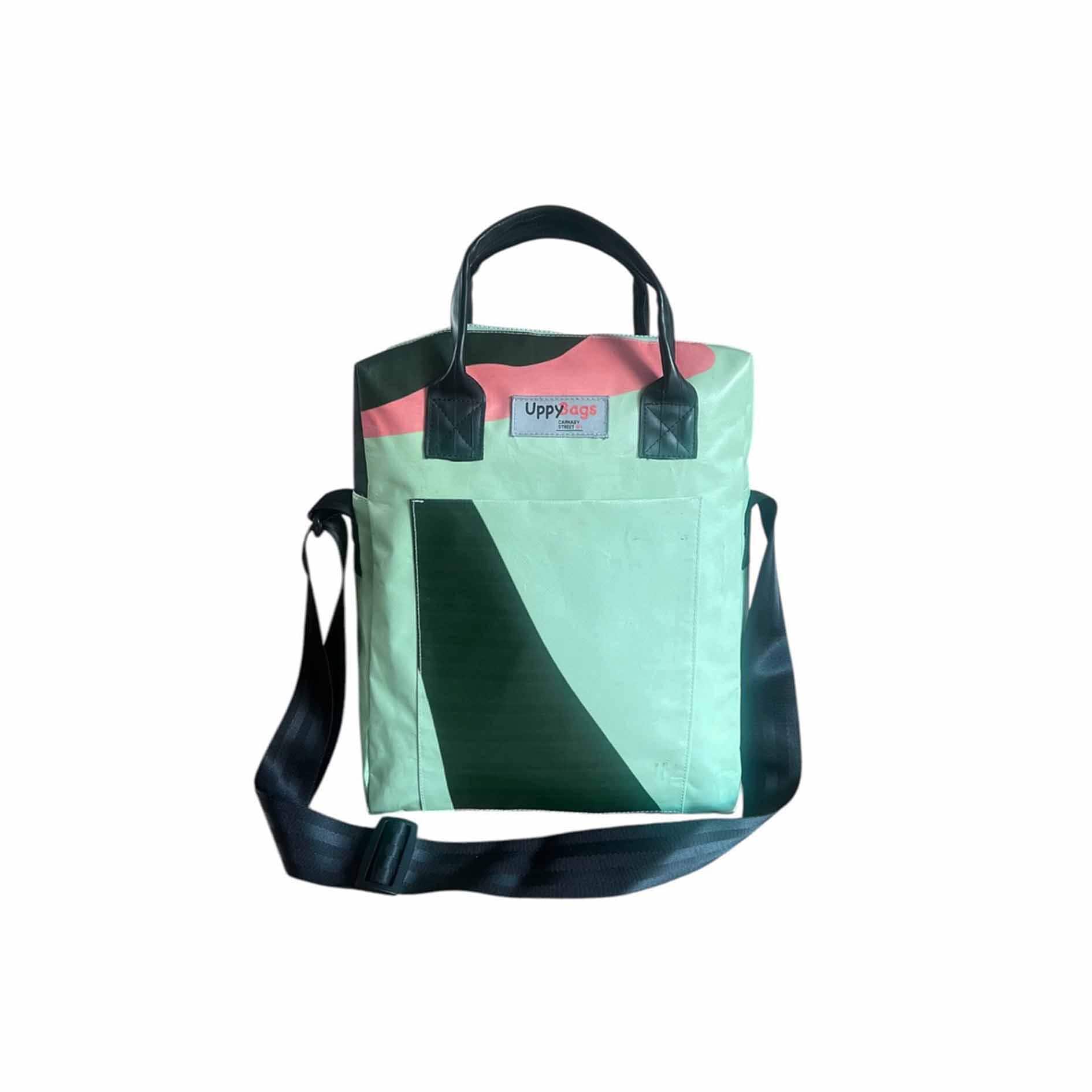 Upcycled Building Banner Shoulder Bag, Sustainable UK Handbag - Etsy