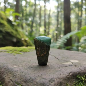 Scenic Java  Jasper Cabochon - Authentic Gemstone from Indonesia for Lapidary Jewelry