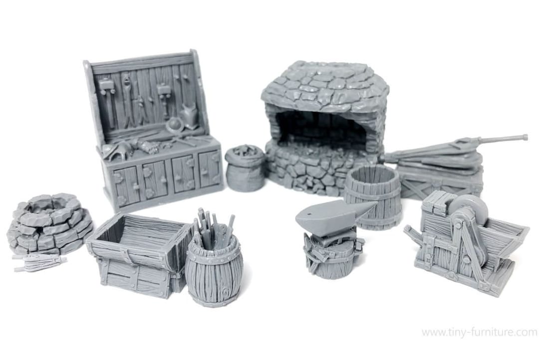 Medieval Forge Tabletop Furnishing Props and Terrain for - Etsy Australia