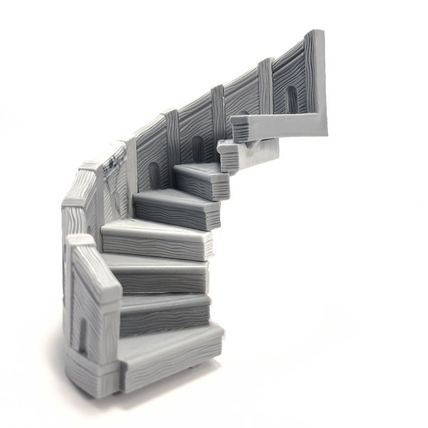 Escalier en colimaçon - accessoires d’ameublement de table et terrain pour D & D et Pathfinder