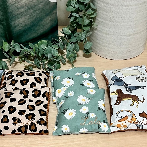 100% Australian Wheat & Lavender Ouch Pillows, Set of TWO. Ouchie Pouch, Oopsie Daisy, Soothing Hand warmer, heat/cool pack, stocking filler