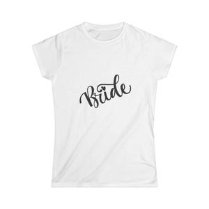 Bride T-Shirt, Wedding Bride Shirt, Bachelorette Party Tee, Bridal Shower Top, Simple Bride Tshirt