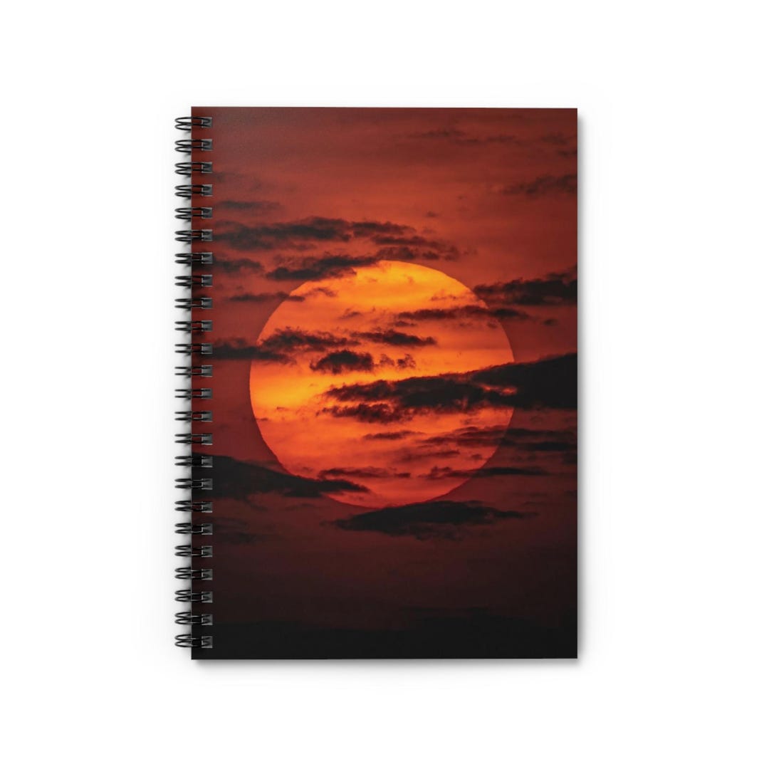 Spiral Notebook - Ruled Line - Etsy