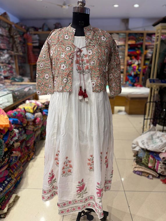 cotton dress with jacket Verbena Dress and Jacket