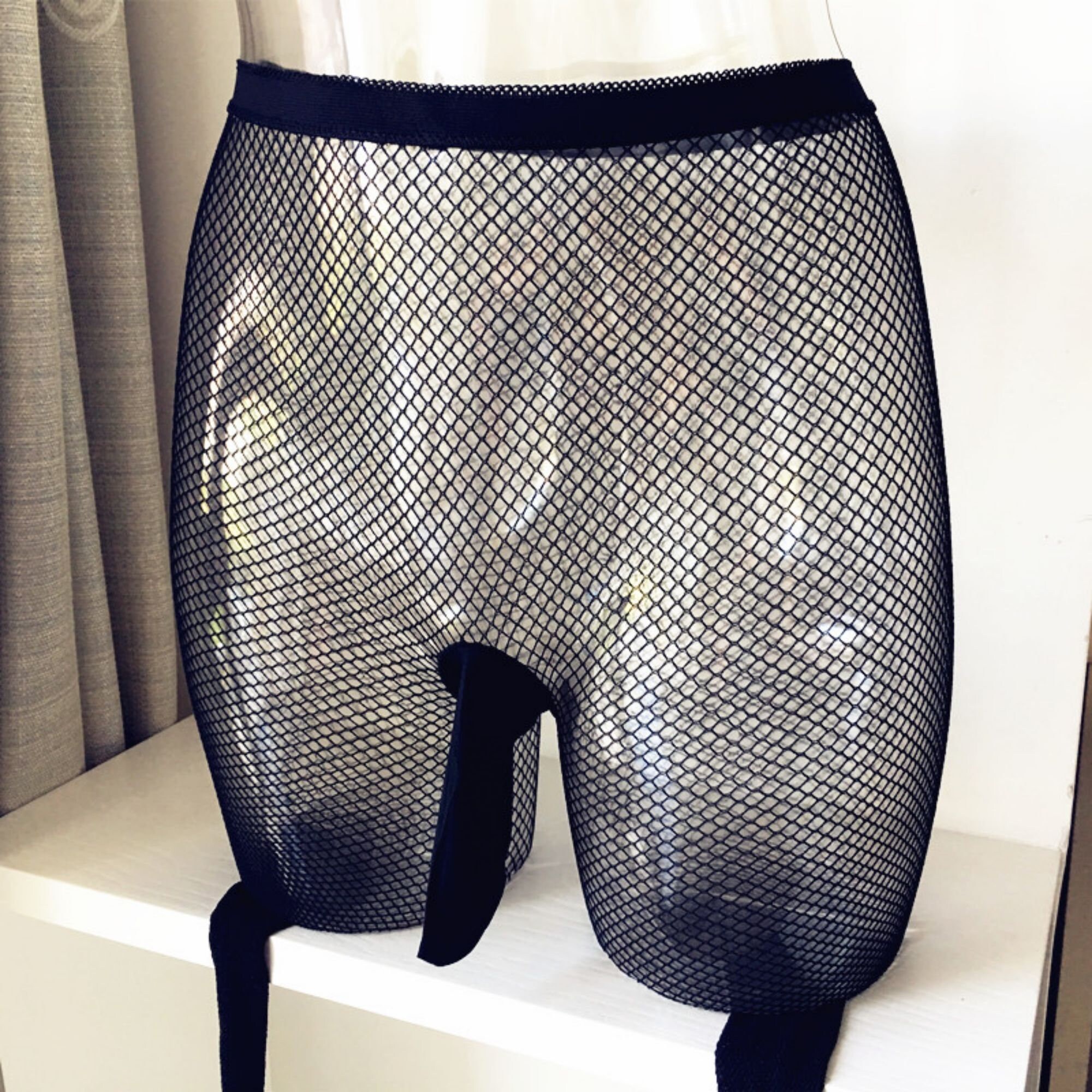 Fishnet Pantyhose for Men Open Panty Sleeve Open or Closed - Etsy