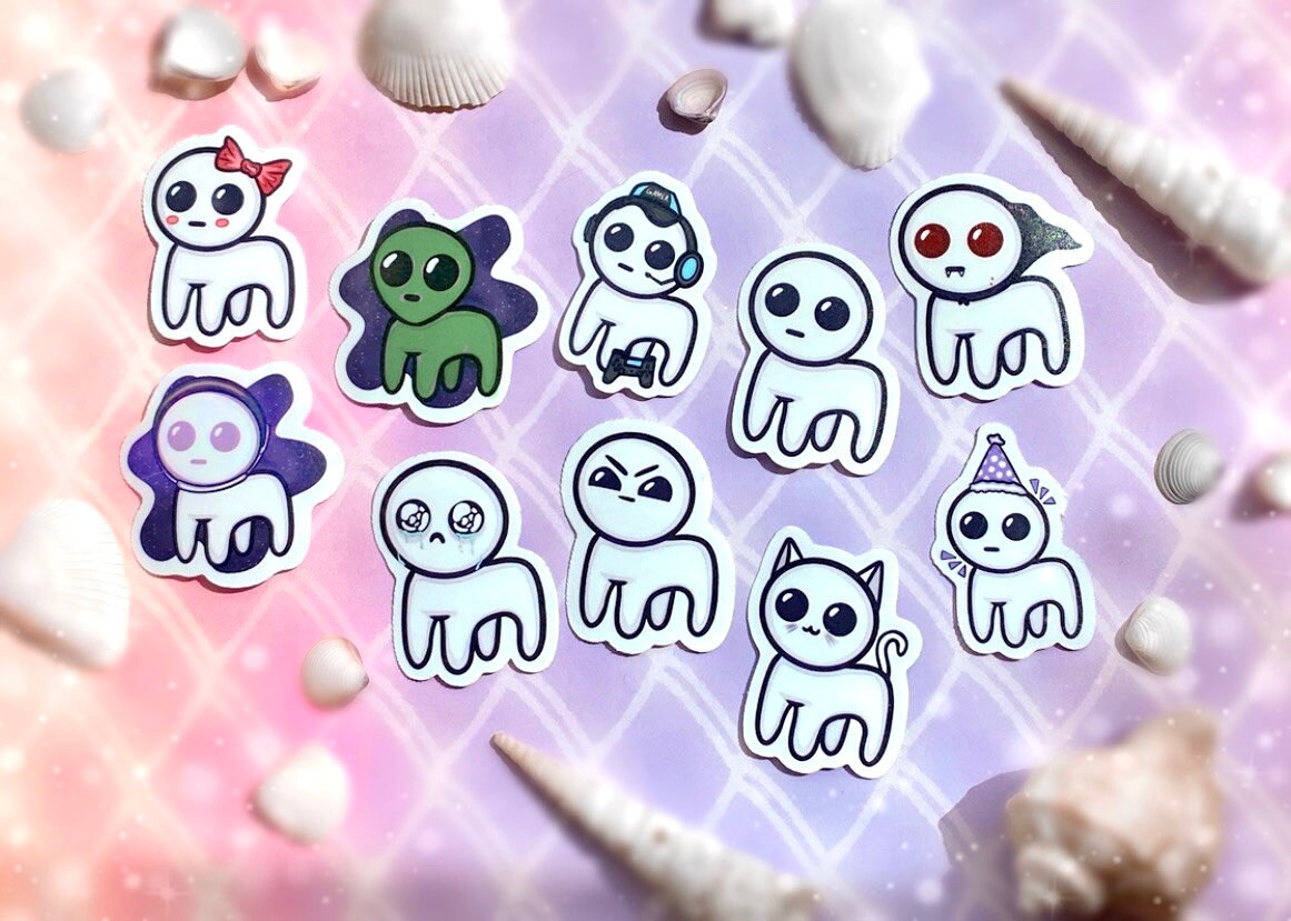 Tbh Creature Autism Creature 5PCS Stickers for Wall Laptop Anime Bumper Kid  Living Room Decor Cute Room Art Car Funny Stickers