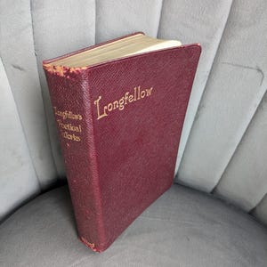 Longfellow The 1912 Oxford Edition The Poetical Works Of Longfellow Old vintage book