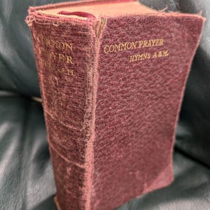 Common Prayer hymns A & M. / Religion / Rare vintage book / Antique books / for the church