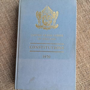 Costituzioni dell'Antica Fraternità dei Massoni Liberi e Accettati 1970 libro raro antico / libri antichi d'epoca