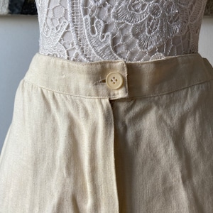Vintage Trousers Ivory Emporio Armani 1980s High Waist