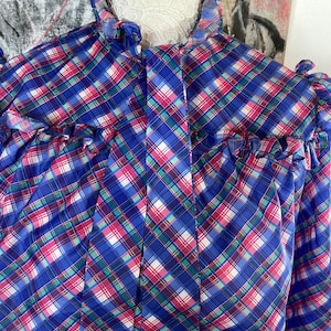 Bluzka damska Vintage Satin Retro Shirt Lata 80.