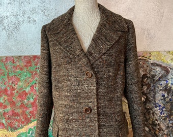 veste vintage années 1990 Tweed vintage italien