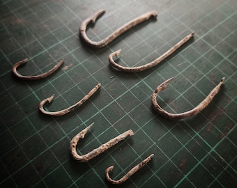 Vintage Early Bronze Fish Hook | Uncleaned | Various Option