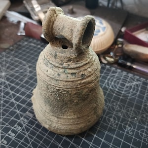 Bronze bell 13cm | Uncleaned - Unearth finds