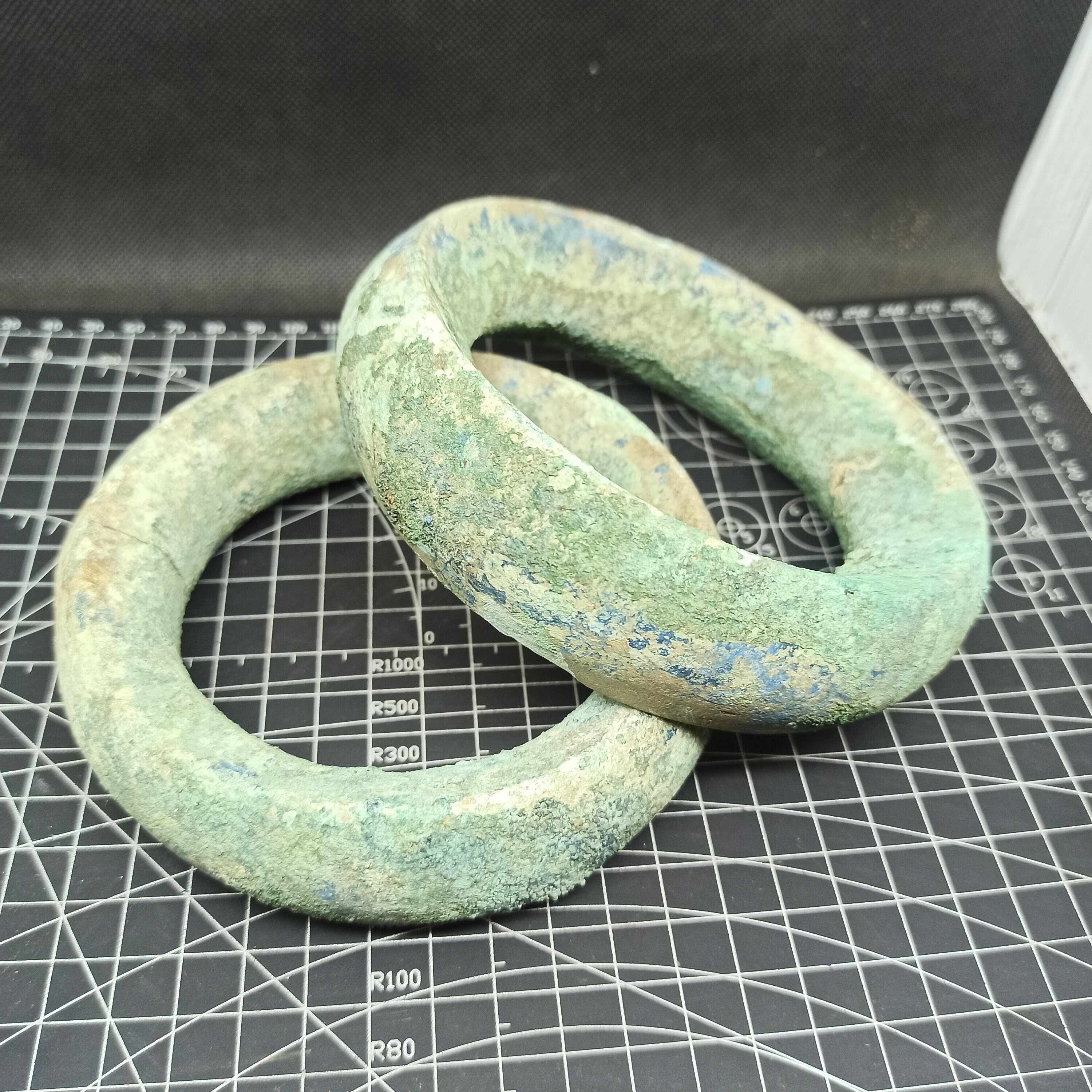 Huge Pair Bronze Anklet | Estimated Dong Son Culture | Metal Detecting Finds