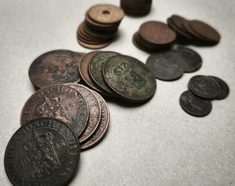 Netherlands East Indies Coins - Dutch Colonial Cent | Copper Trade Coins