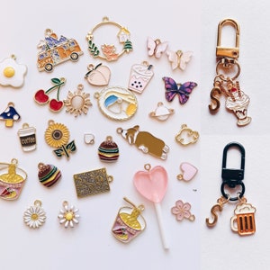 Personalise Your Keychain | Airpod Charm | DIY Mix and Match Keyring Gift | Customised Keys Accessory
