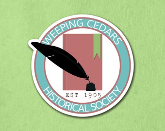 Weeping Cedars Historical Society Sticker