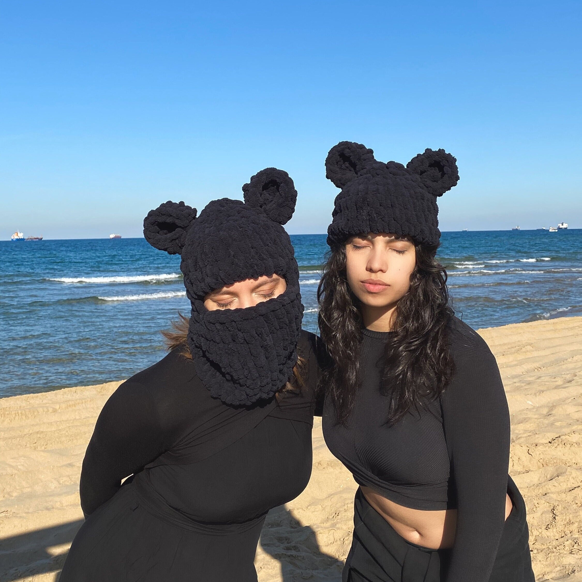 bear beanie mask