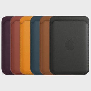 Magsafeカードウォレット用ケース。男性向けMagsafeマグネットウォレットレザーギフト