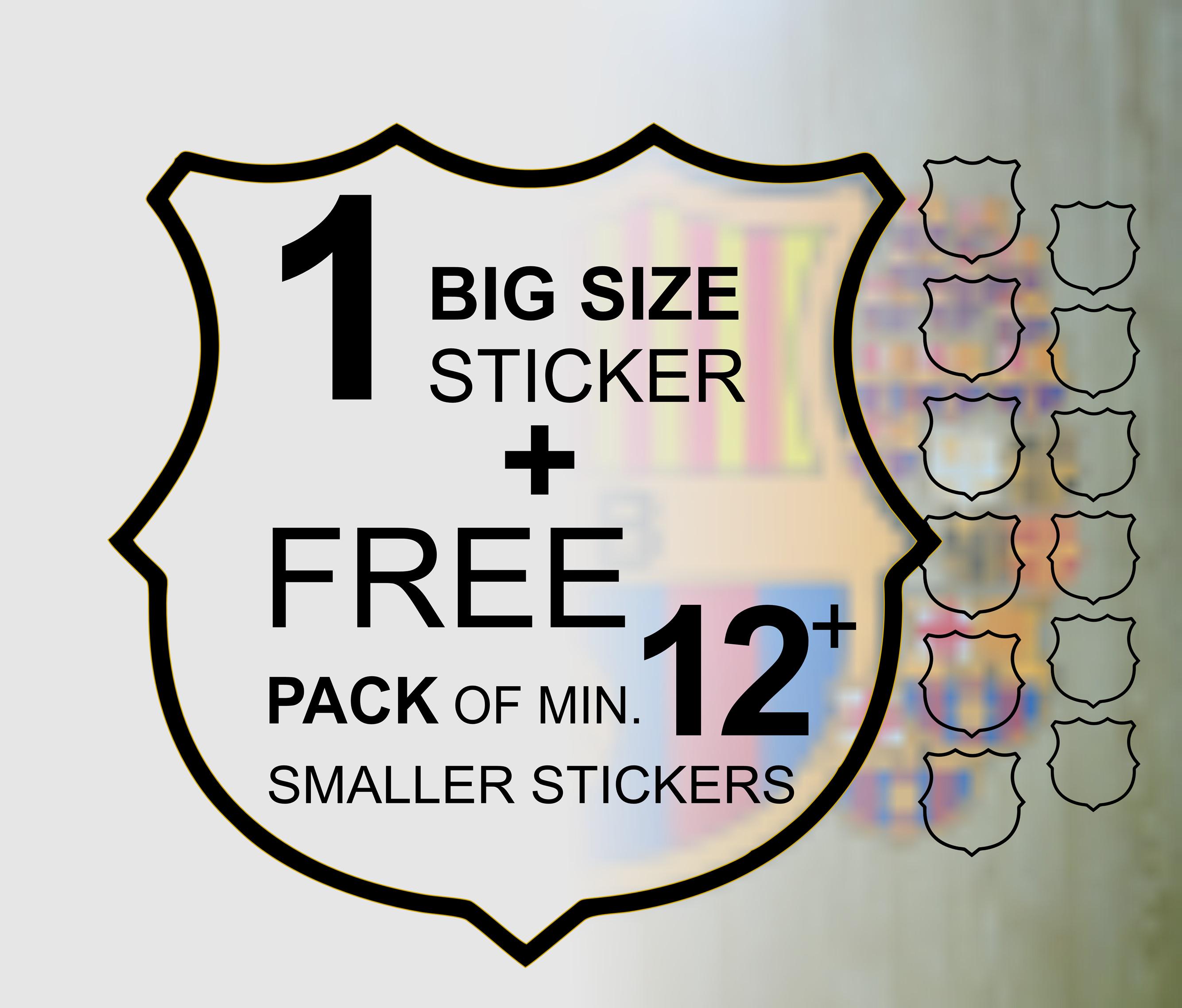 Custom Team Logo Sticker, Waterproof Decal + Free Stickers - Etsy