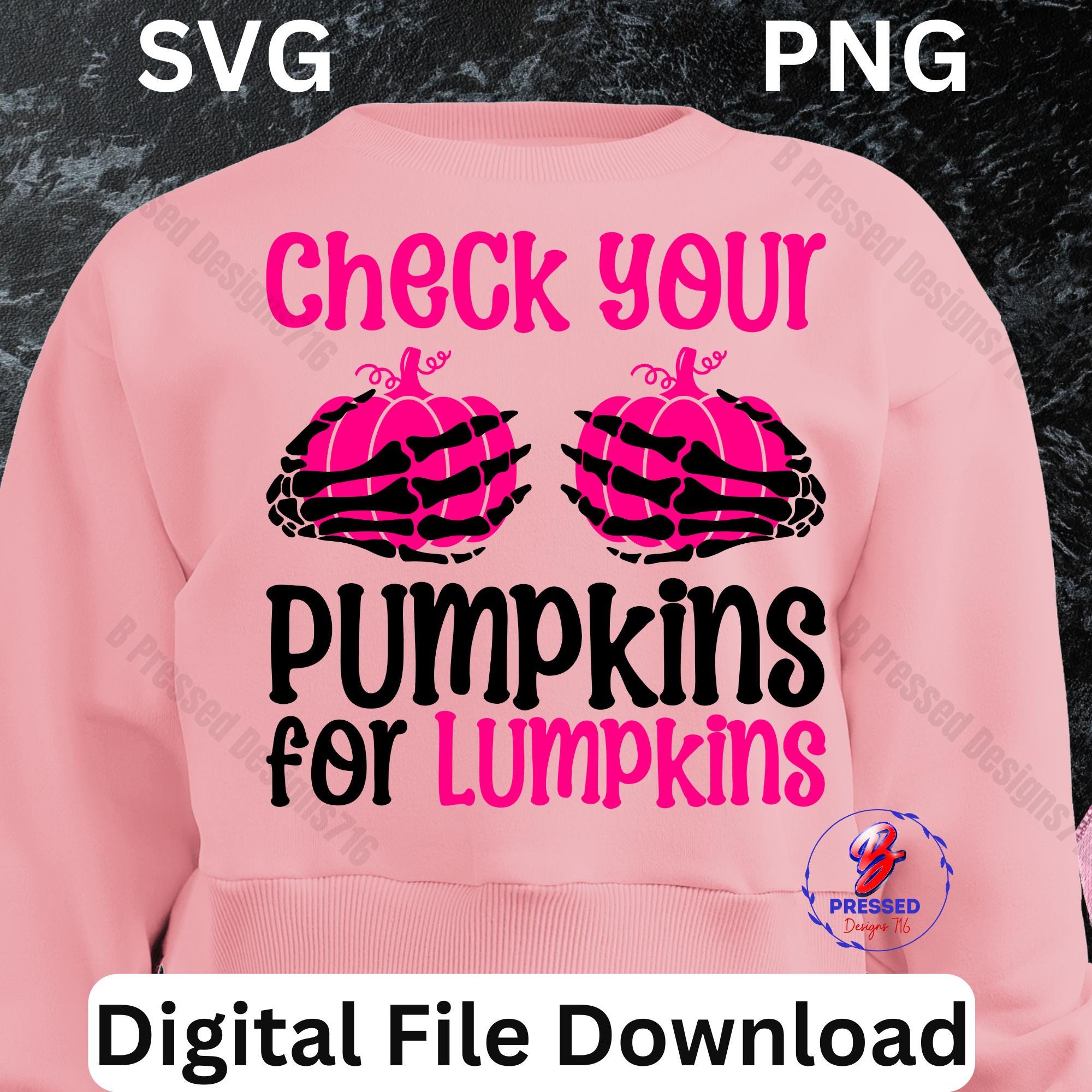 Breast Cancer Pumpkin- Graphic T-shirt main image 1