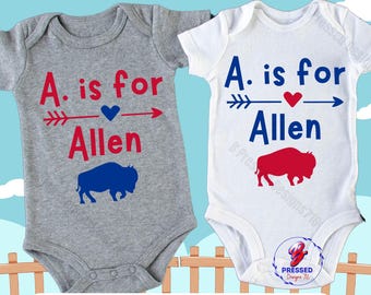 BUFFALO - A is for Allen Baby-Kids-Child svg png Go Bills svg png-buffalo Football-svg-png Bills svg png Buffalo Fan Baby SVG Bills Fan
