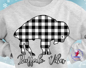 BUFFALO VIBES PLAID png Plaid print png Buffalo Png Buffalo vibes png