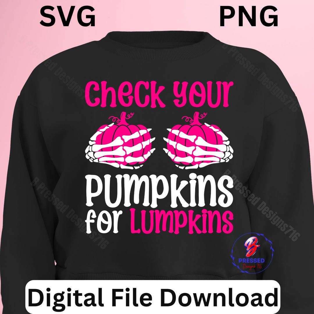 Breast Cancer Pumpkin- Graphic T-shirt main image 0