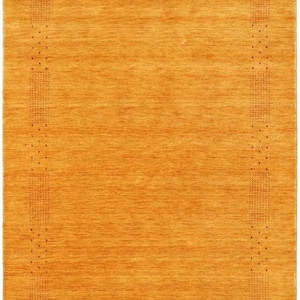 Handloom Gabbeh Fine Beta Gold color Wool Rug Handwoven, hand knotted high pile Rug traditional weave Rug Bohemian Rug Custom Rugs