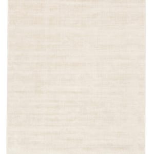 Op de afbeelding: Een effen off-white kleed met een subtiele geweven textuur.