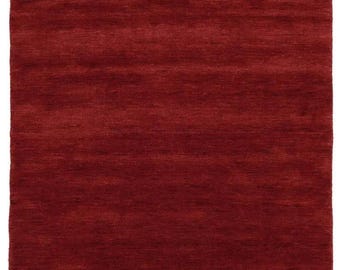 Handgeweven effen donkerrode franjes 5x8|6x9|8x10|8x11|9x12|10x13|10x14|12x15 vloerkleed handgetuft luxe wollen tapijt, ultrachique handgeweven vloerkleed