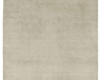 Handgeweven effen grijze franjes 5x8|6x9|8x10|8x11|9x12|10x13|10x14|12x15 vloerkleed handgetuft luxe wollen tapijt, ultrachique handgeweven vloerkleed